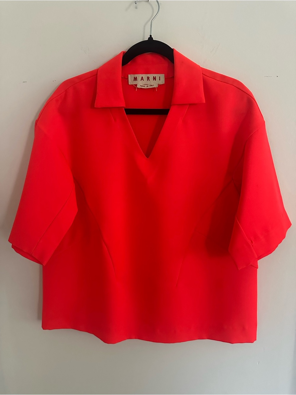 Stunning Marni short-sleeve polo shirt size 42